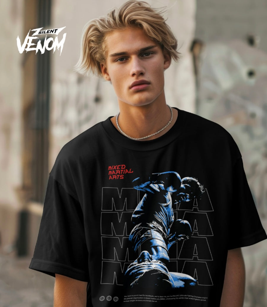 MMA  Short Sleeve Tee - Black