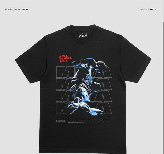 MMA  Short Sleeve Tee - Black